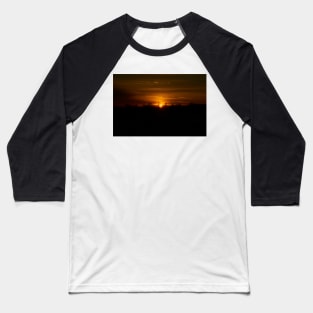 Winter sunset Baseball T-Shirt